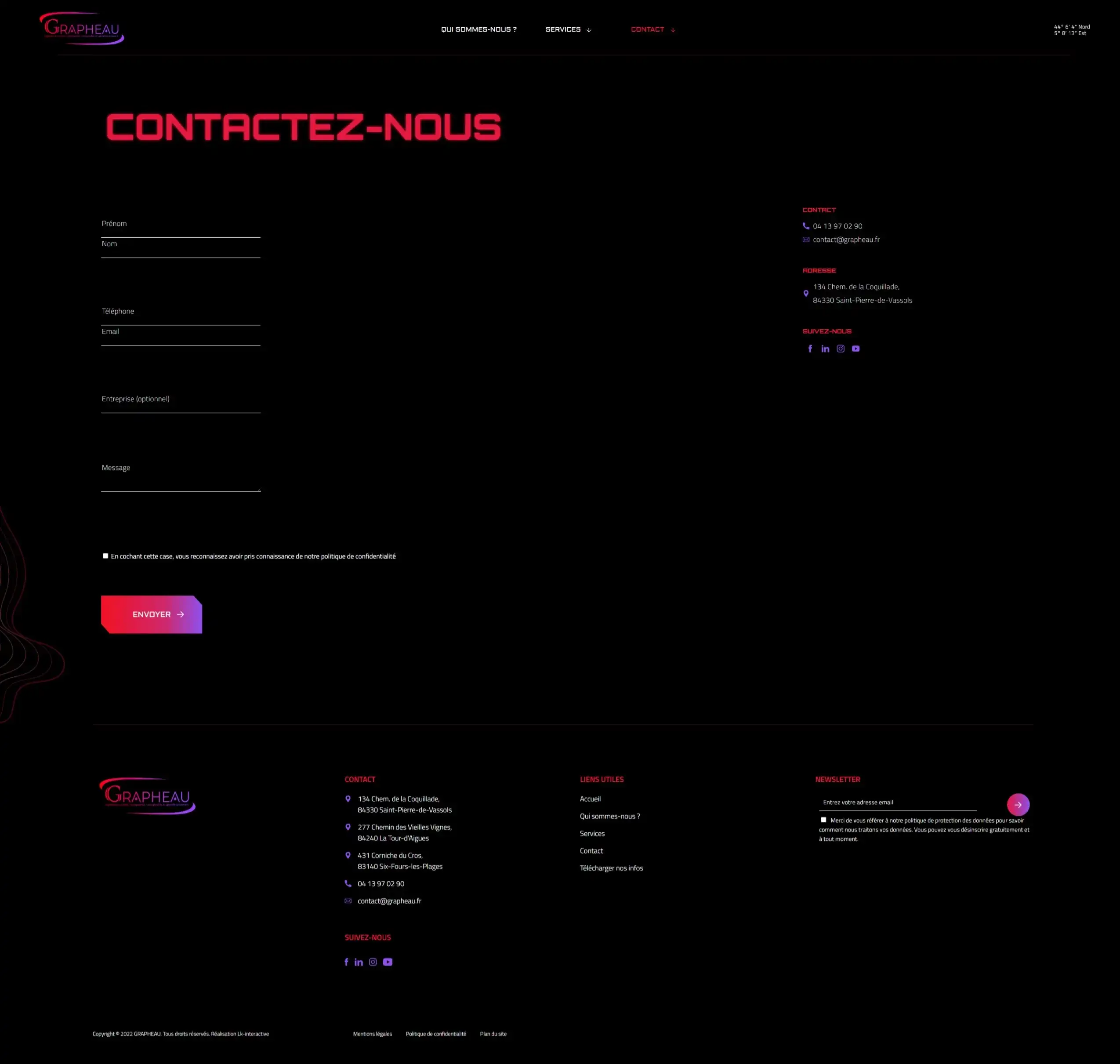 Site Vitrine – Grapheau.fr - screenshot 3