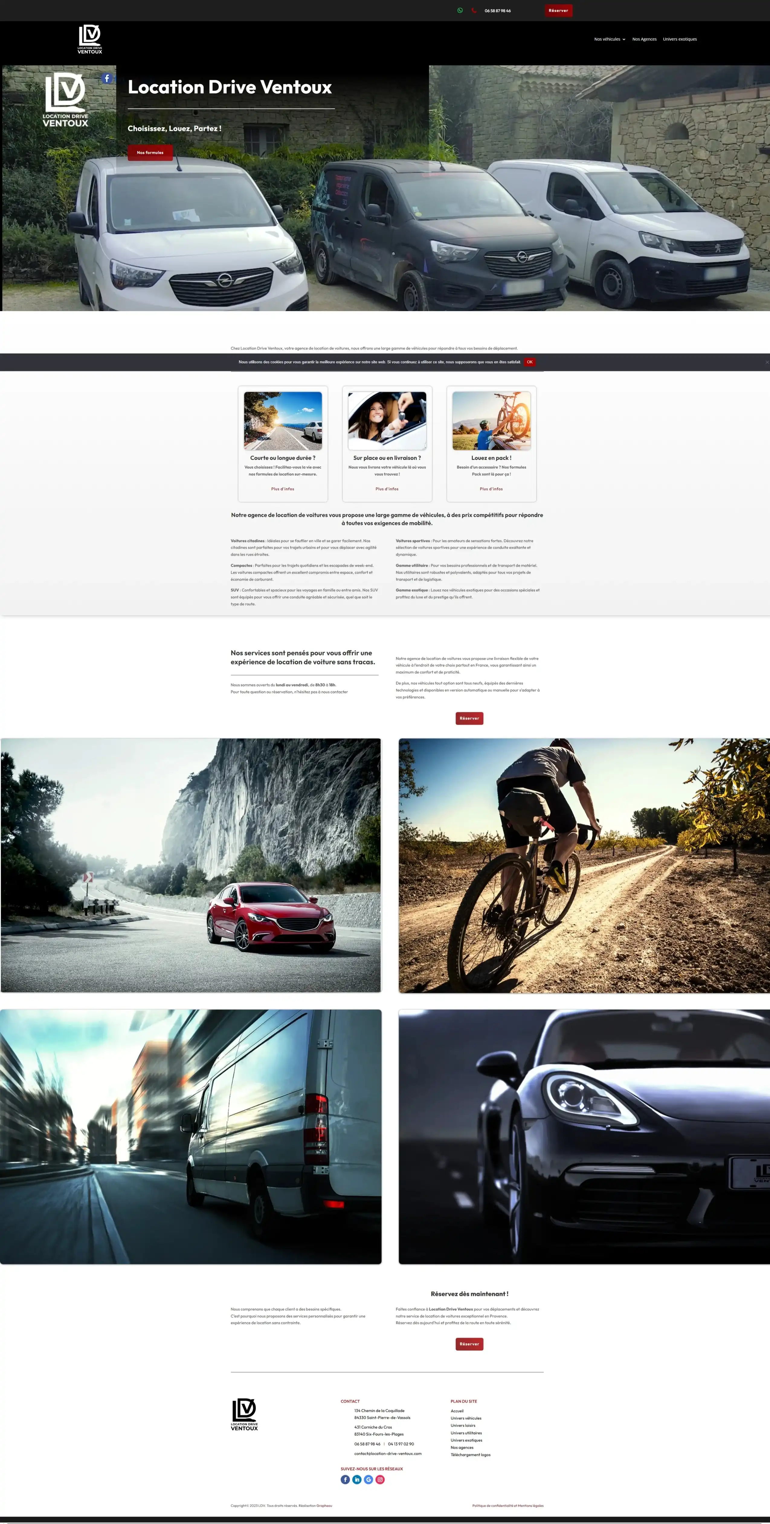 Site Vitrine – Location Drive Ventoux
