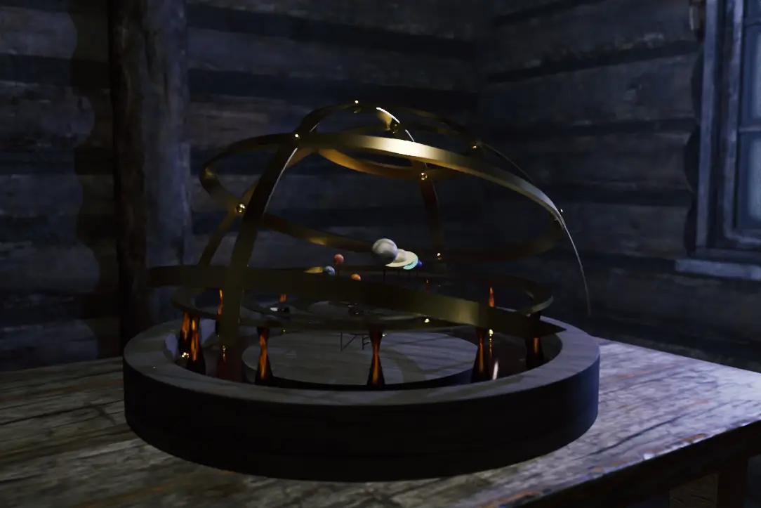 Orrery Mécanique Ancien