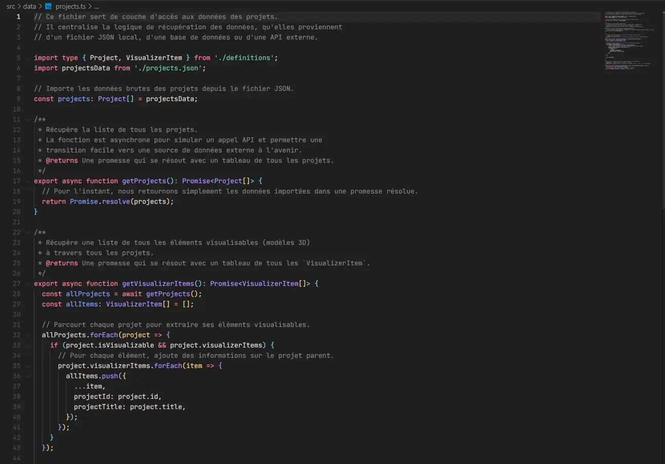 Portfolio Interactif (Ce Site) - screenshot 4