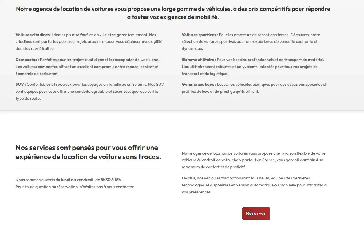 Site Vitrine – Location Drive Ventoux - screenshot 2