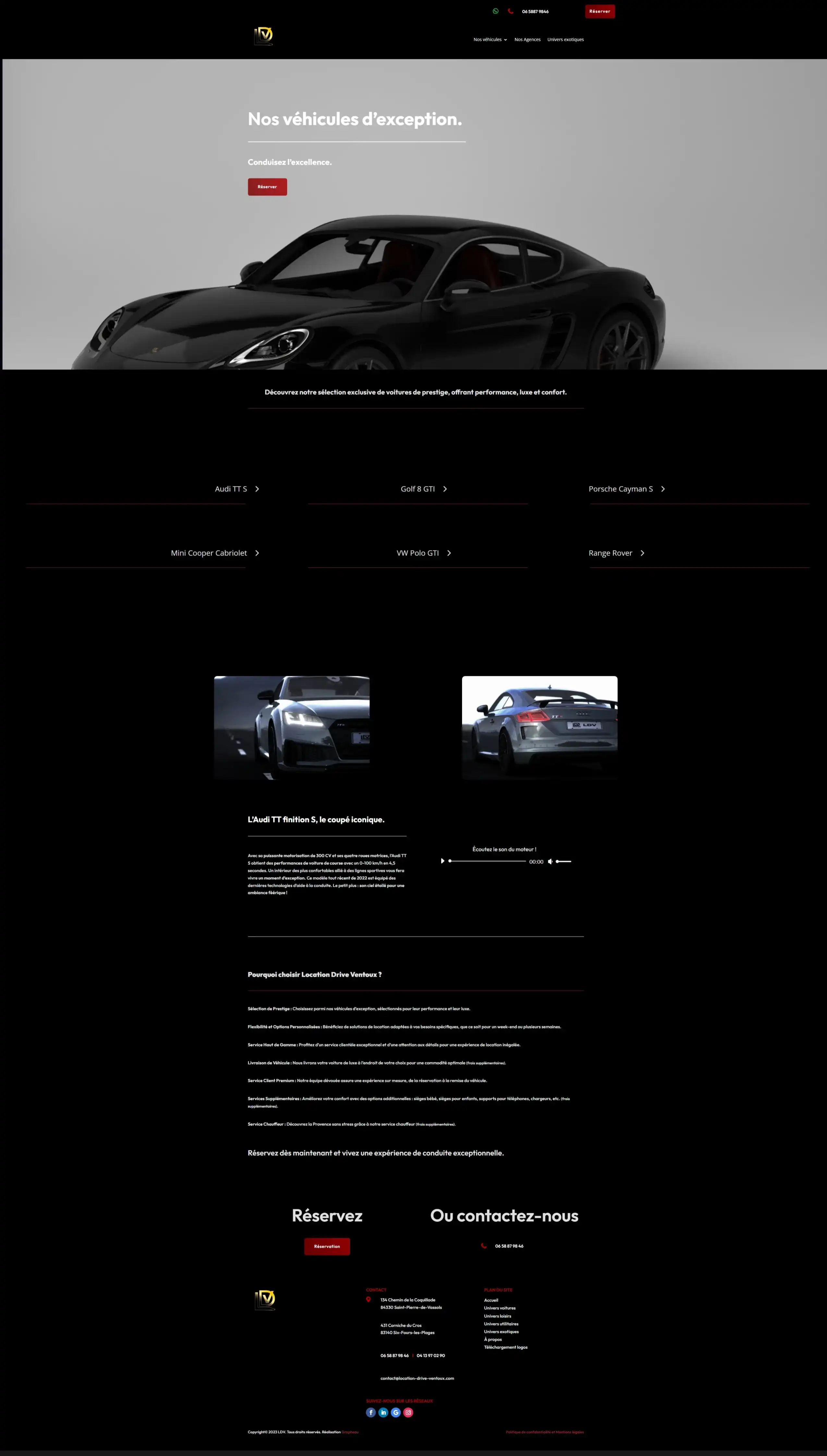 Site Vitrine – Location Drive Ventoux - screenshot 3