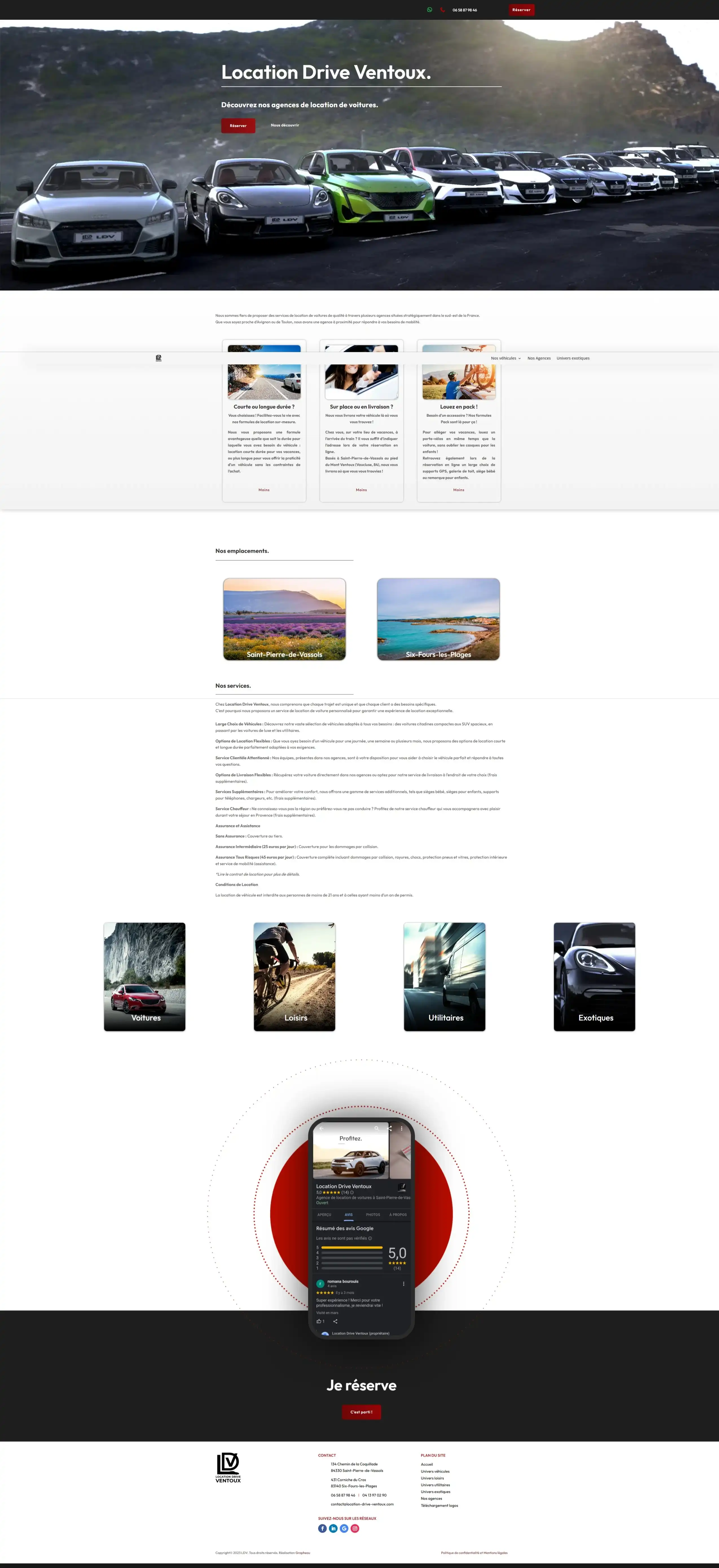 Site Vitrine – Location Drive Ventoux - screenshot 4