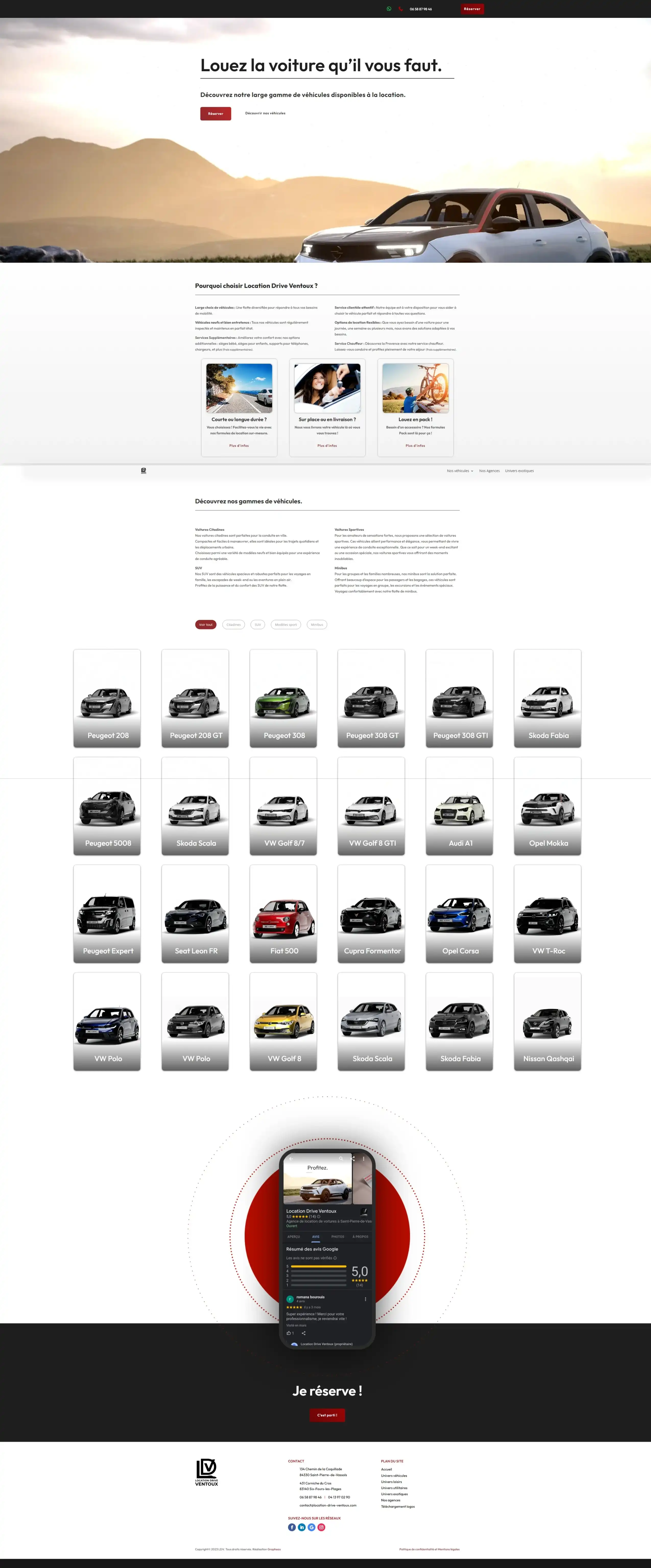 Site Vitrine – Location Drive Ventoux - screenshot 5