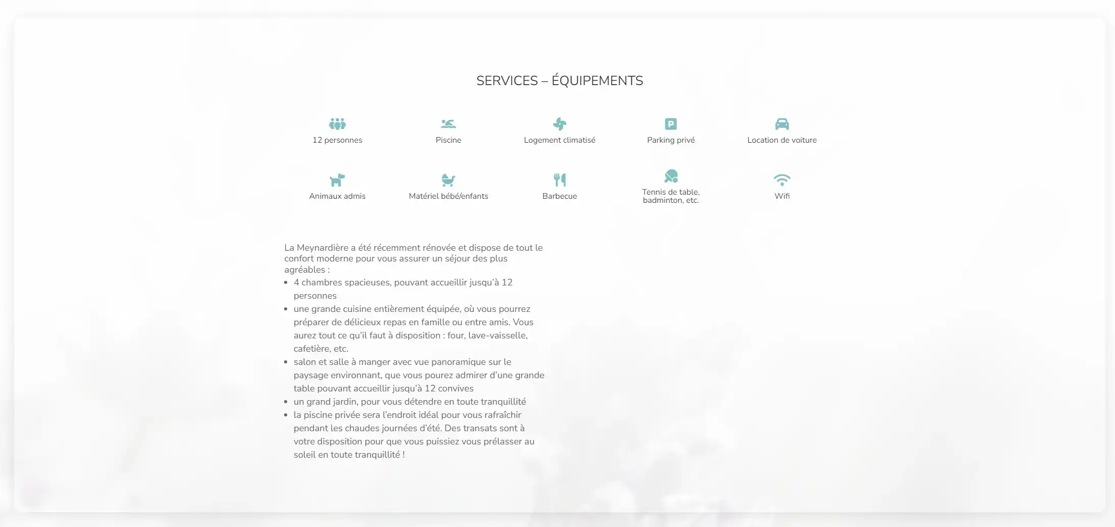 Site Vitrine – La Meynardière - screenshot 4